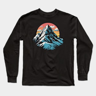 Mountain Sunset Long Sleeve T-Shirt